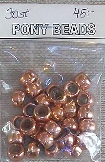 ponny beads koppar